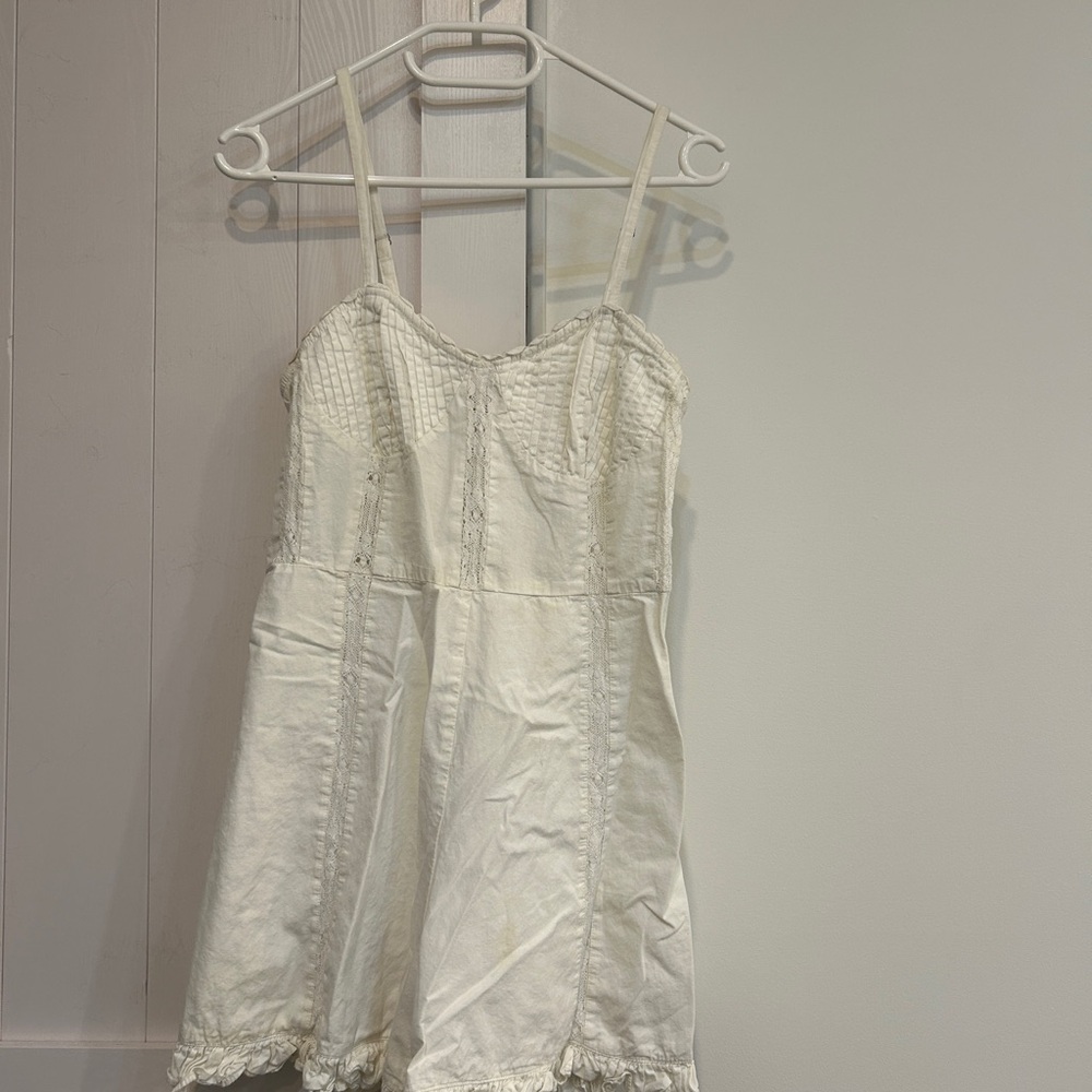 Urban Outfitters Ivory Textured Top